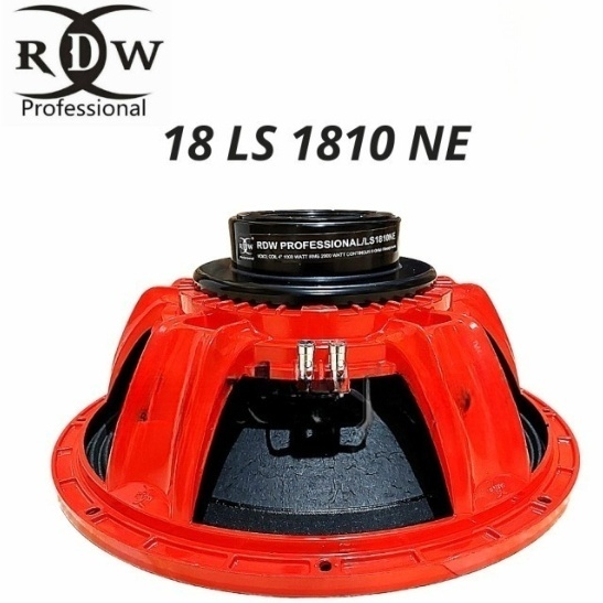 Komponen Speaker RDW LS 1810 NE 18 Inch/RDW Neodymium Subwoofer Profesional/RDW LS1810NE Woofer