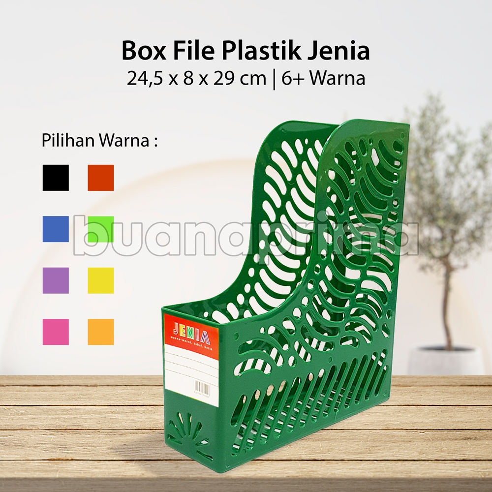 

Box file Jenia Plastik Warna Warni Keranjang Penyimpanan Folio