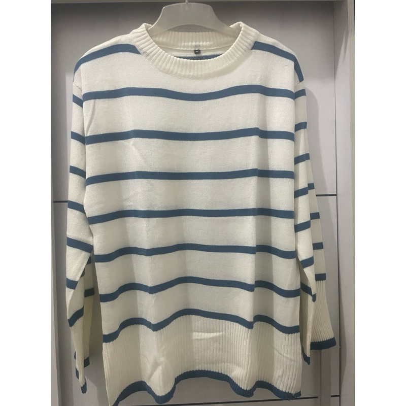 sweater rajut salur