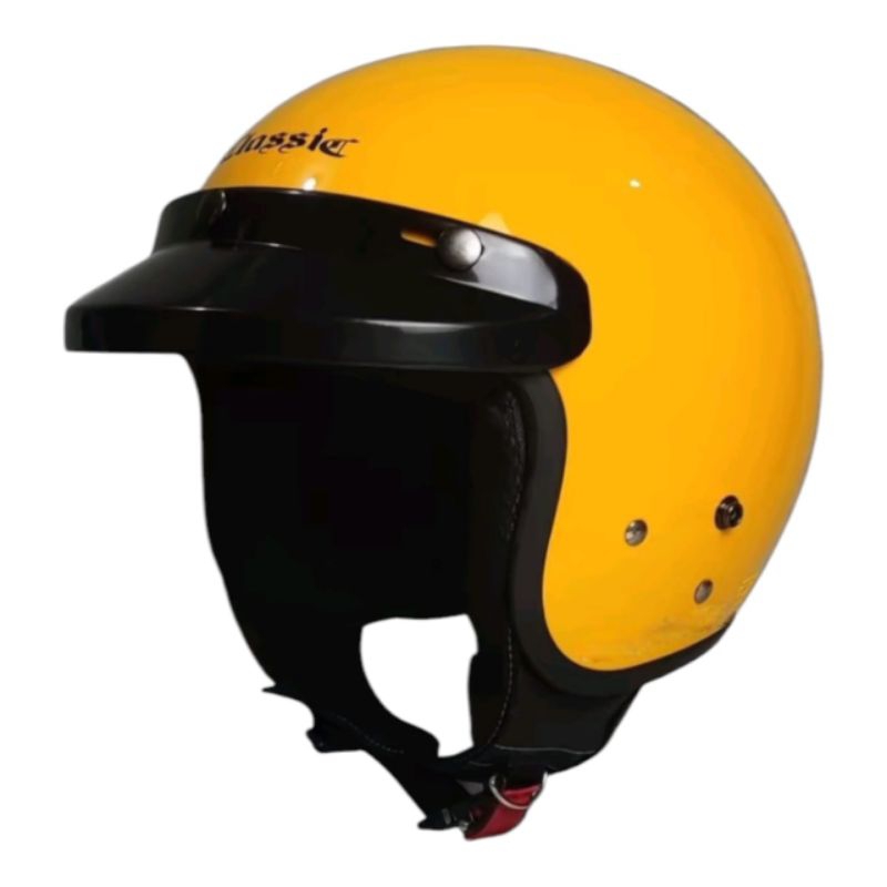 Helm Bogo Dewasa Pria Wanita Retro Full Leher Sni