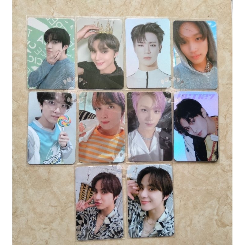 [BACA DESKRIPSI] READY STOCK WTS PHOTOCARD PC OFFICIAL JUNGWOO JENO HAECHAN MARK MATCHA MAHKOTA PANG