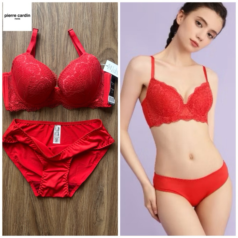Pierre cardin bra set panty 707-73629B bra one set panty termurah original