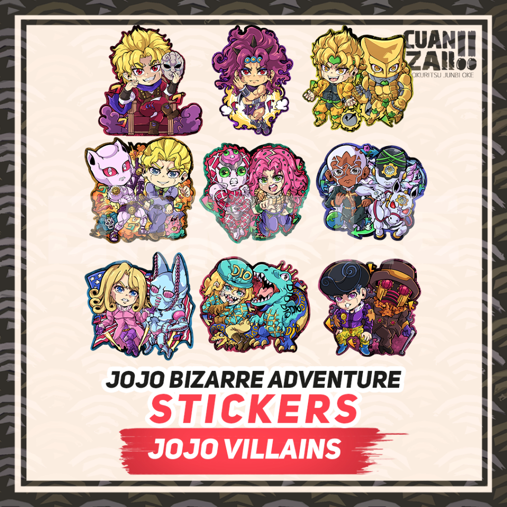 

Sticker Jojo Bizarre Adventure Villain Series