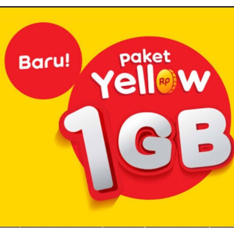 Paket Internet INDOSAT YELLOW 1gb-5gb