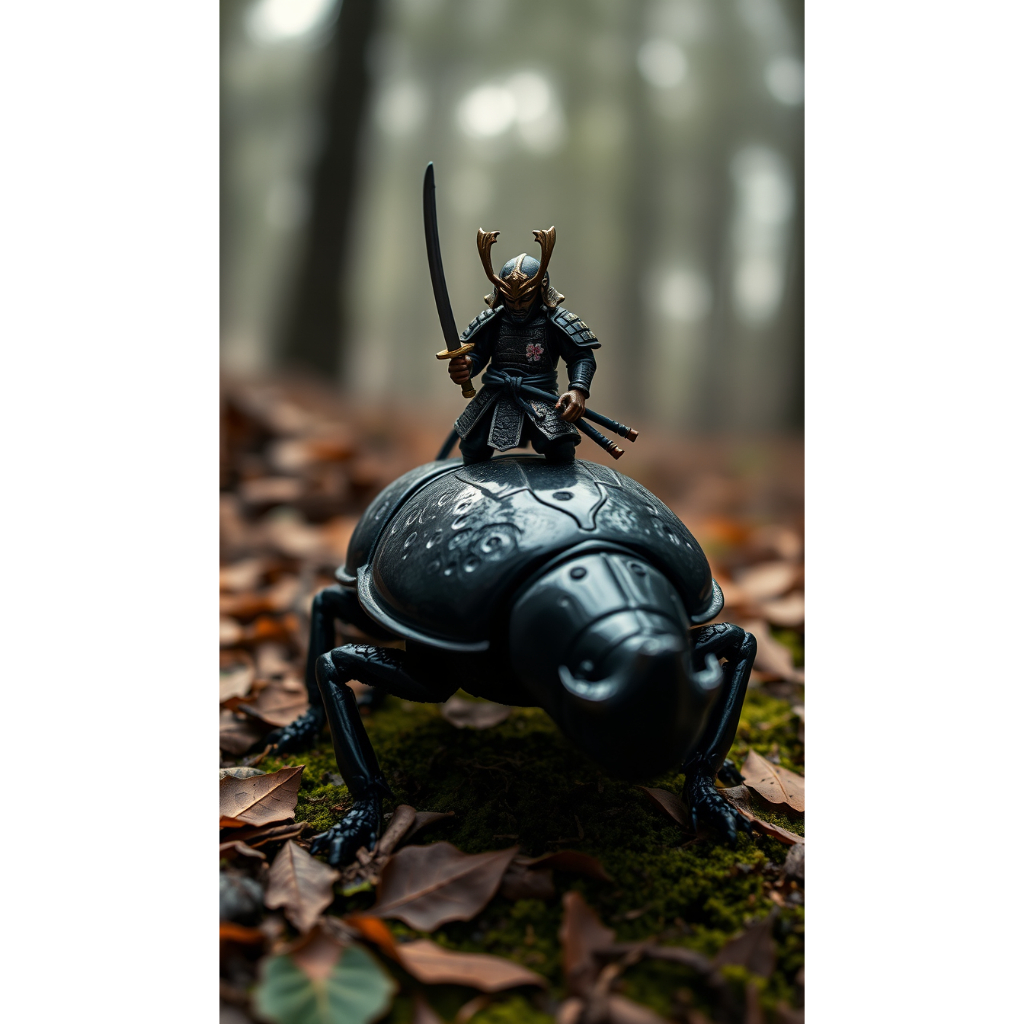 Action Figure Kumbang dan Ksatria Mini