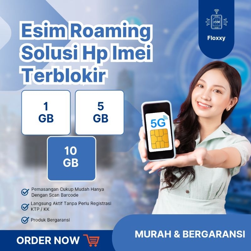 ESIM ROAMING MURAH DAN BERGARANSI [ SOLUSI IMEI INTER ]