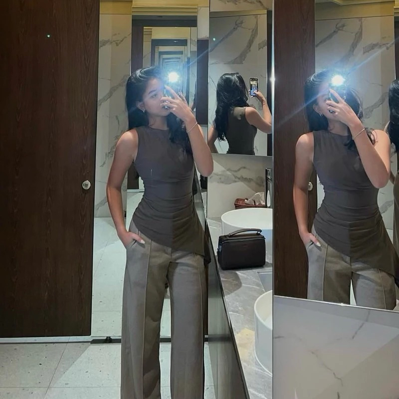 (PRELOVED) Brown Top from Eleven Basic