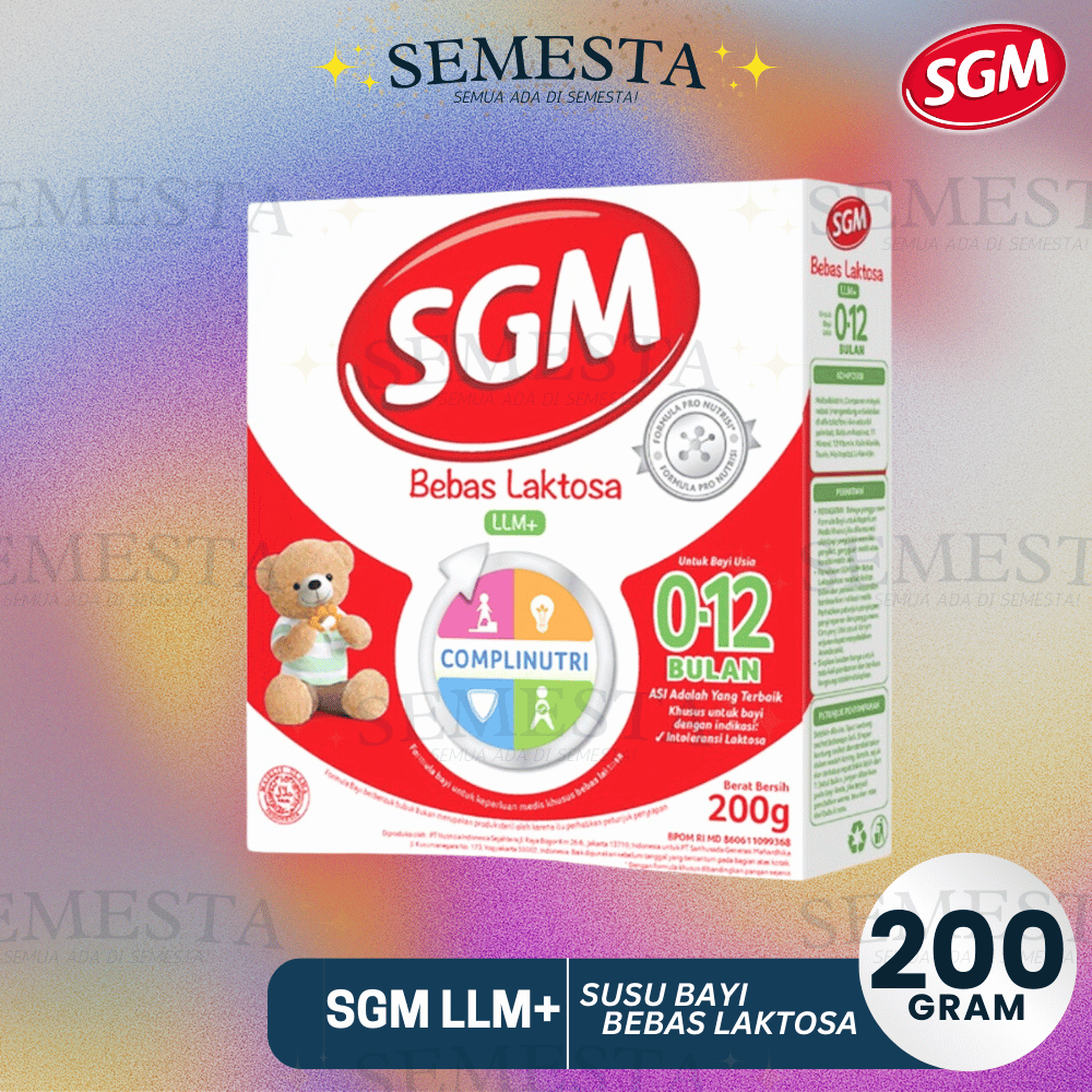 SGM LLM+ 200g Susu Formula Bebas Laktosa