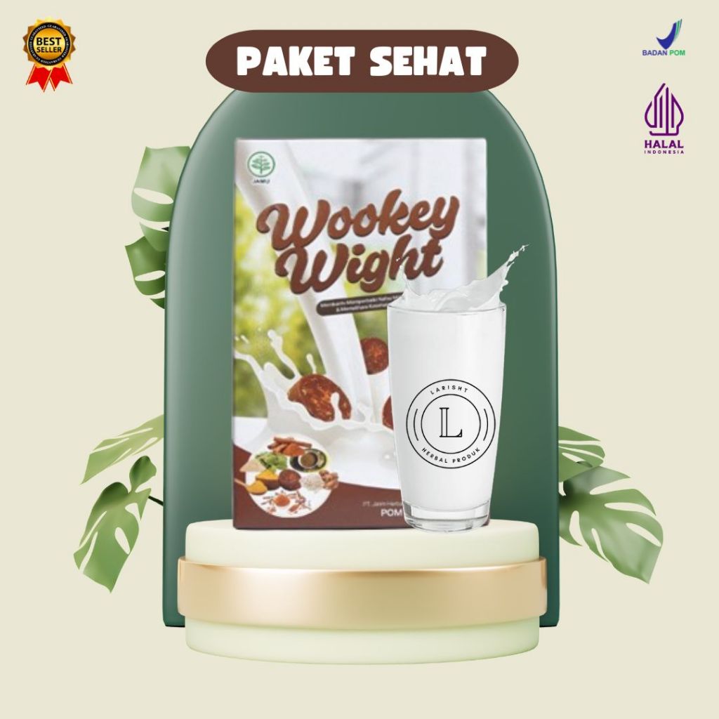 

PROMO SEHAT (1 BOX) - Wookey Weight Susu Penambah Berat Badan BPOM Herbal Alami Paket Nutrisi