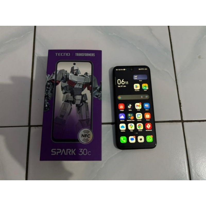 Tecno Spark 30C Second Normal Lengkap