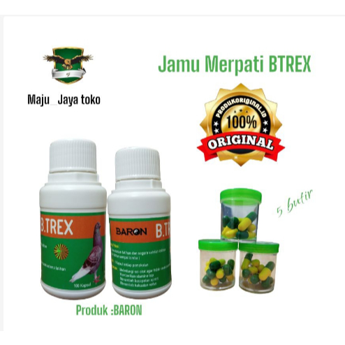 JAMU MERPATI BARON B TREX MENSTABILKAN BURUNG LOMBA