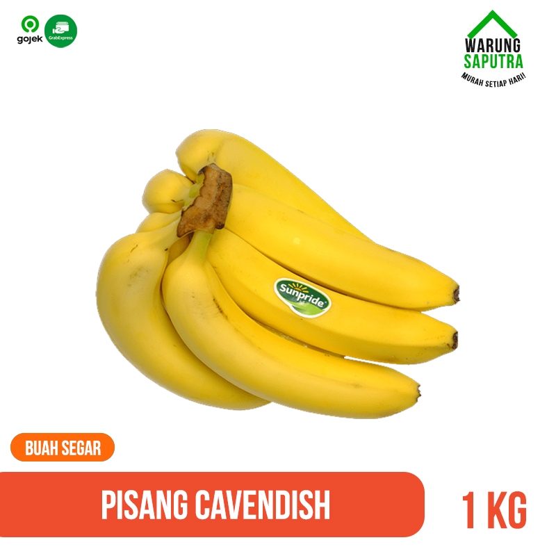 

Pisang Cavendish Sunpride 1 kg