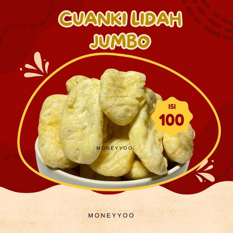 

lidah jumbo isi 100