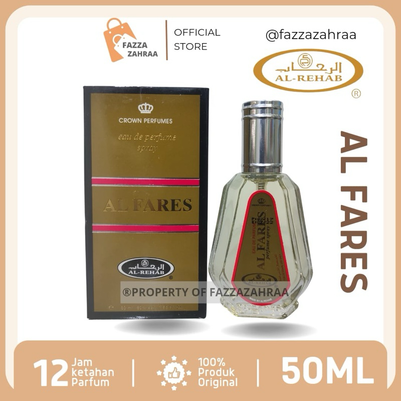 Parfum arab Alfares 50ml al rehab original minyak wangi saudi alrehab spray PROMO
