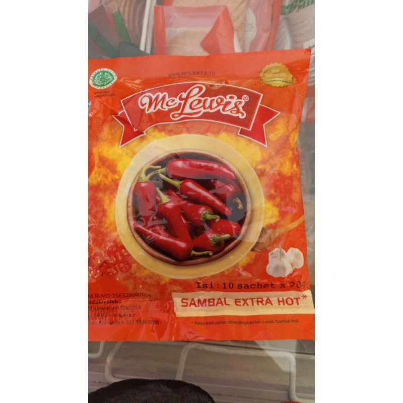 

McLewis Sambal Extra Hot