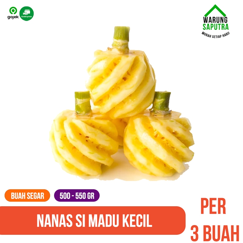 

Nanas Si Madu Kecil Kupas Bersih Segar Manis
