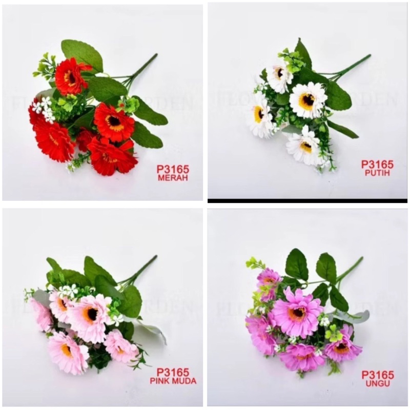 BUNGA MATAHARI BUNGA ARTIFICIAL MATAHARI 1 TANGKAI ISI 6 CABANG