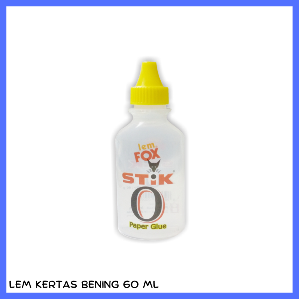 

Lem kertas cair 60 ml Fox Stick O Paper Liquid Glue