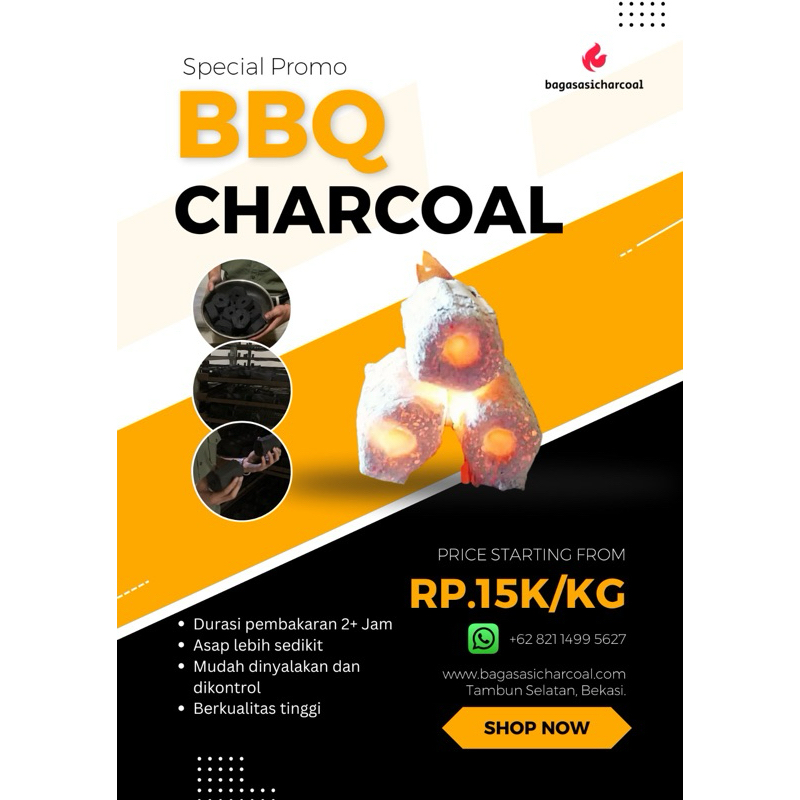 ARANG BARBEQUE/BBQ BRIKET HEKSAGONAL KOREAN GRILL