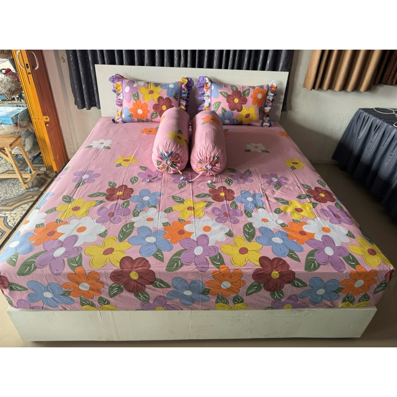 Sprei Bunga Motif bunga