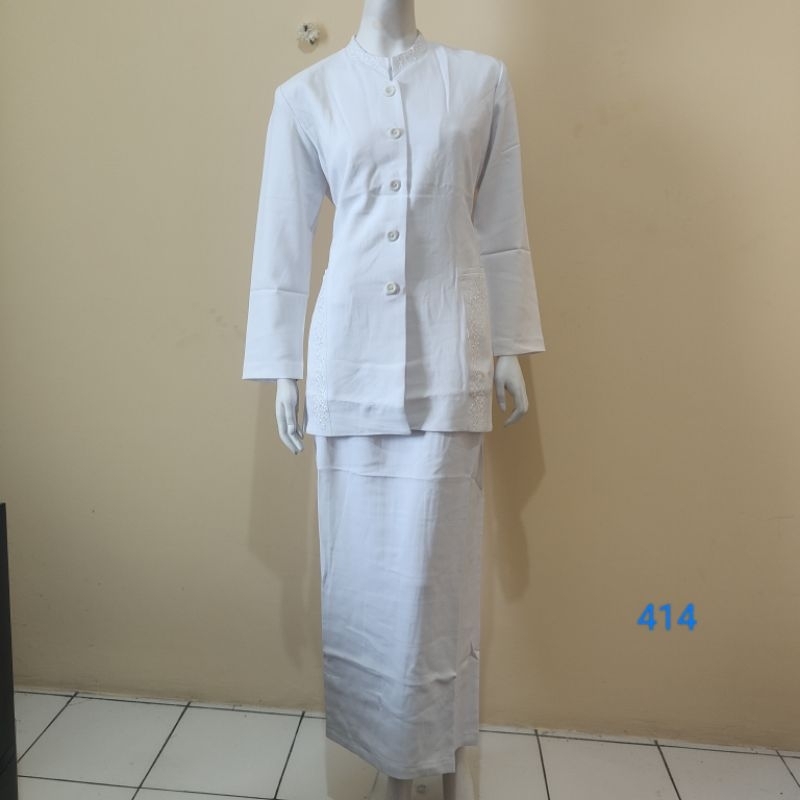 Termurah Setelan Baju Kantor Wanita Dinas ASN guru dll warna putih