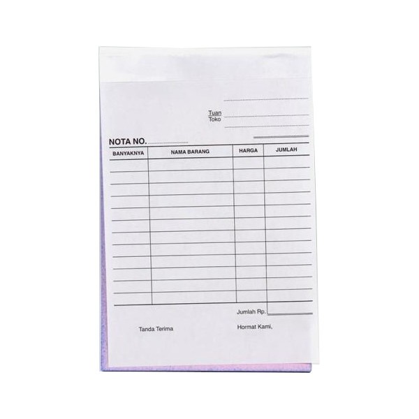 

HJK 1 Pack Nota Kontan Kecil KIKY NCR 2 Ply Isi 10 Buku