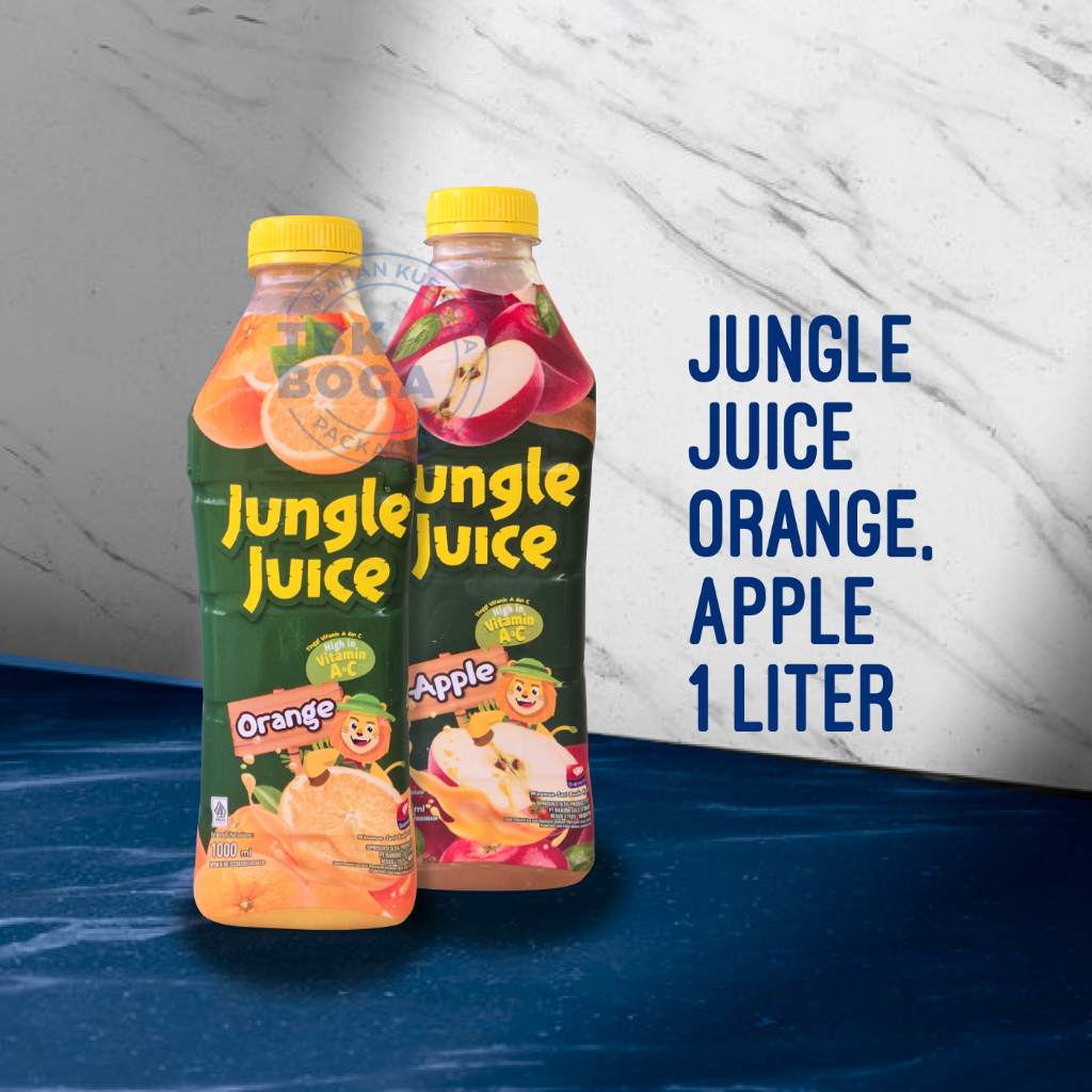 

Jungle Juice ( Orange, Apple / 1 liter ) Minuman Sari Buah Air Konsentrat Jus Jeruk Apel