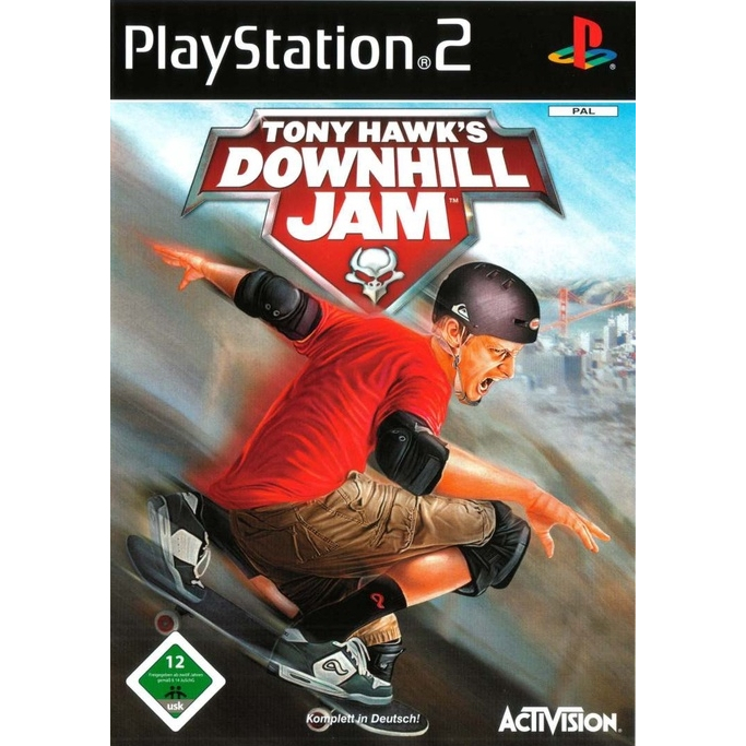 KASET DVD GAME PS2: TONY HAWK'S DOWNHILL JAM