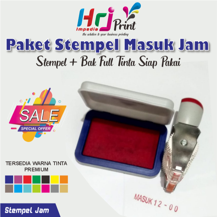 

Stempel Jam Masuk | Stempel Nomor Jam | Stempel Nomor 24 Jam