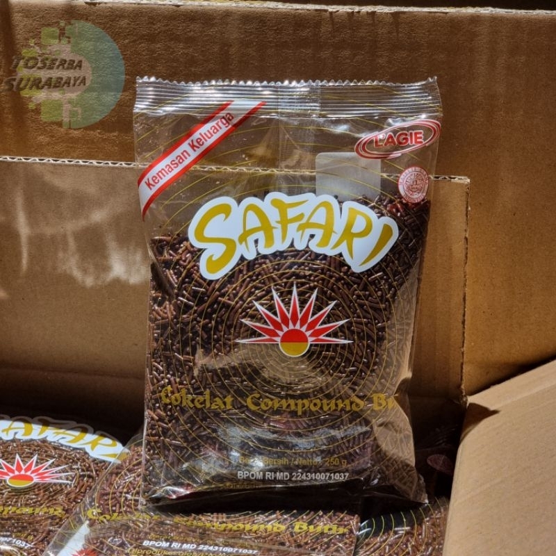

Meses SAFARI Cokelat 250gr - Meises Coklat Premium Best Seller