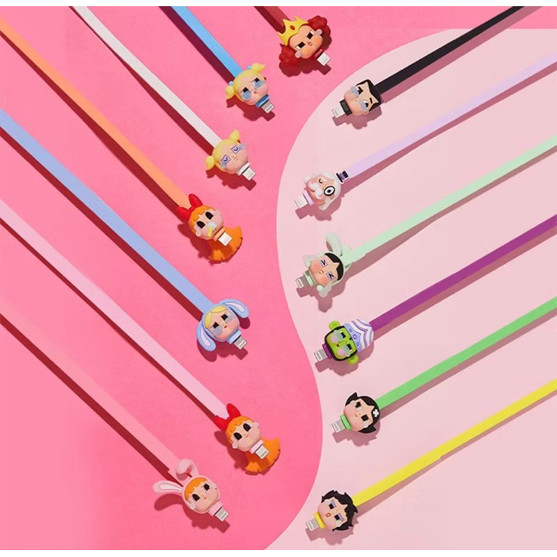 Crybaby x Powerpuff Girl Cable Charger BLIND BOX