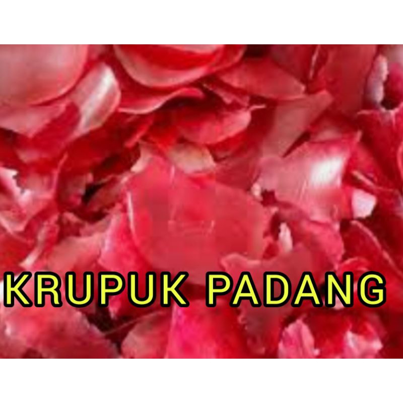 

KERUPUK MERAH ( PADANG ) RP 9..000 / 250 GRAM