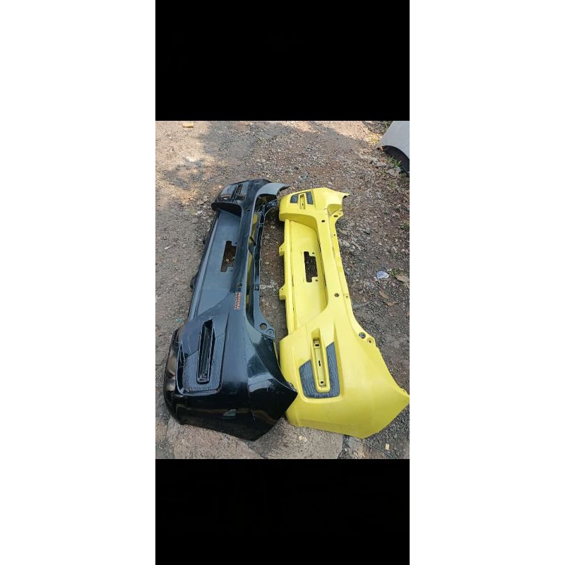 bumper bemper belakang agya ayla 2018 up facelift ori siap cat bekas