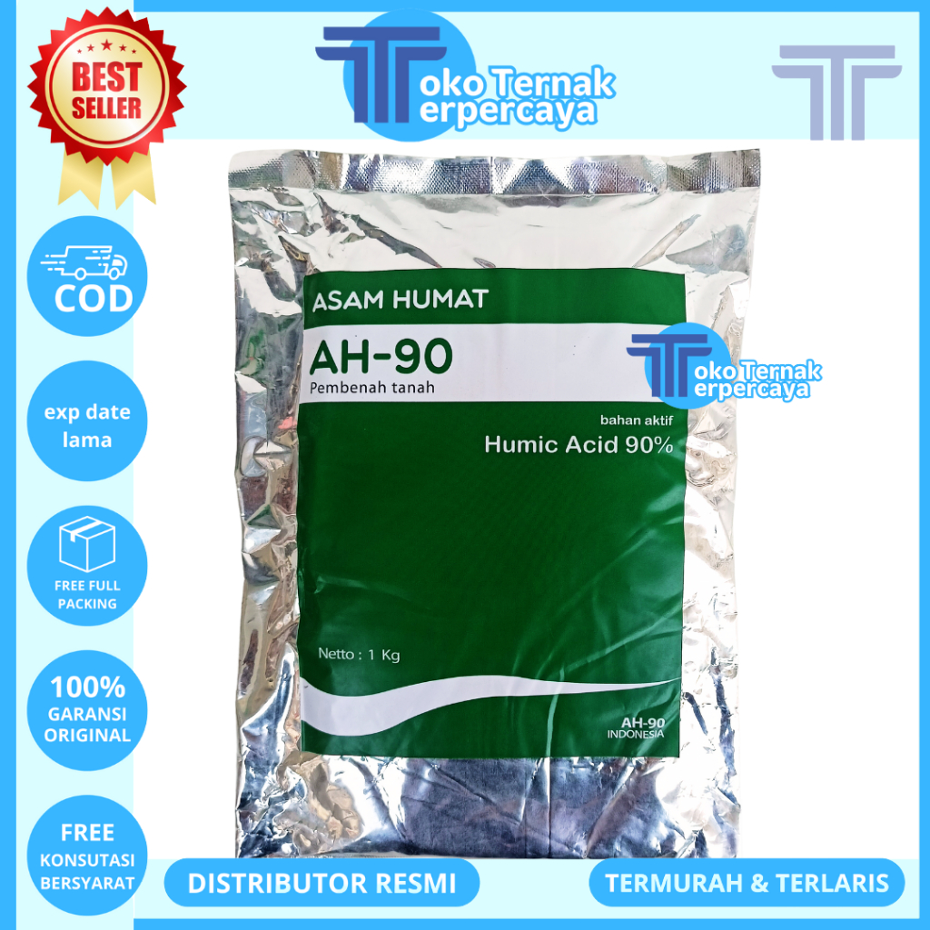 ASAM HUMAT AH-90 1 KG - Sodium Humat 90% - Asam Humate Untuk Pembenah Tanah