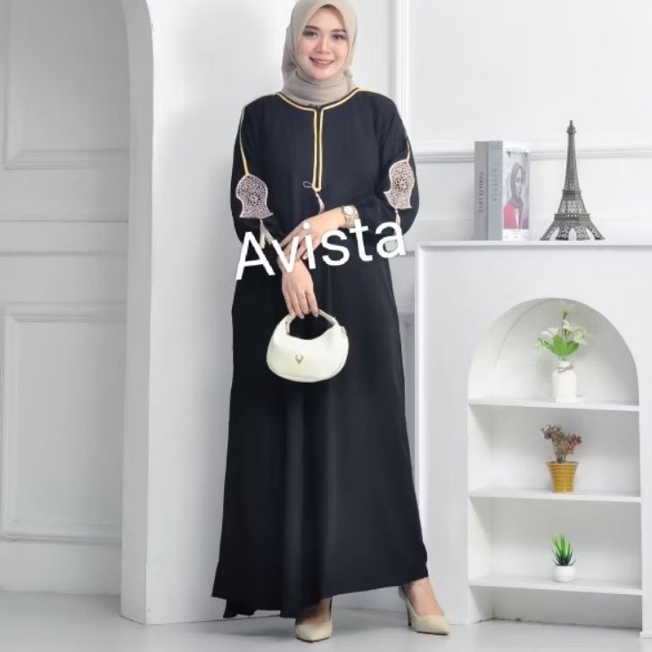 Abaya Turkey Renda Terompah ( ORIGINAL )