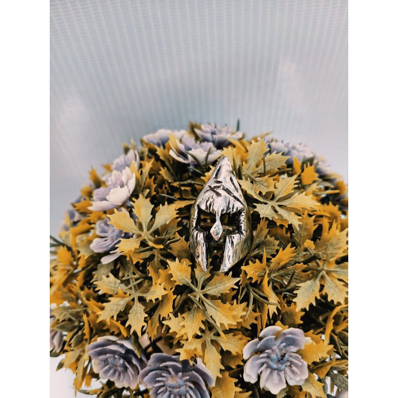 Cincin ring skull Spartan cincin tengkorak handmade