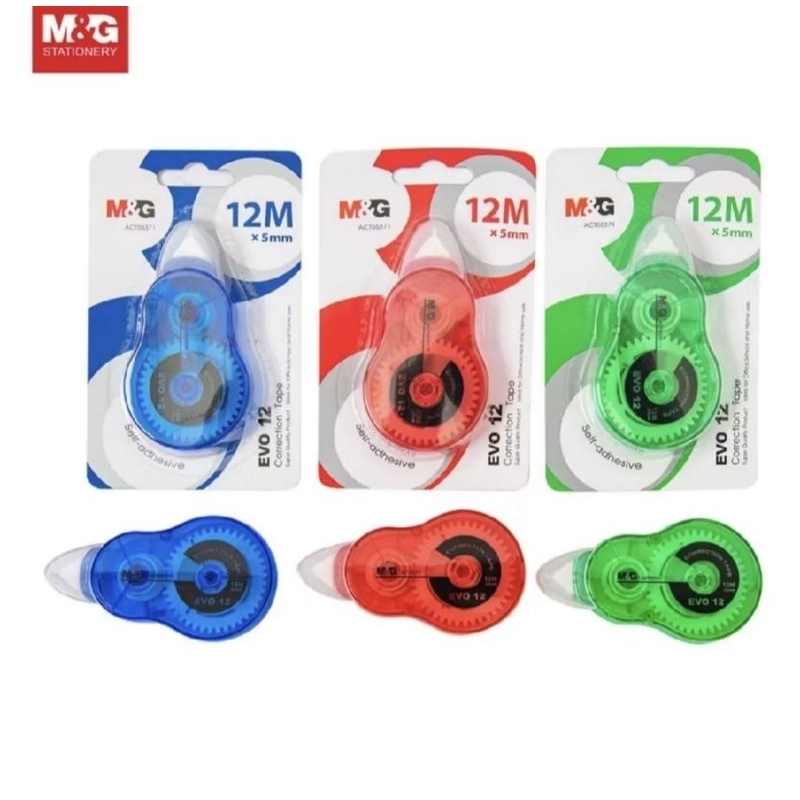 

Correction Tape 12m M&G ACT55371 Evo 12 ( SATUAN )