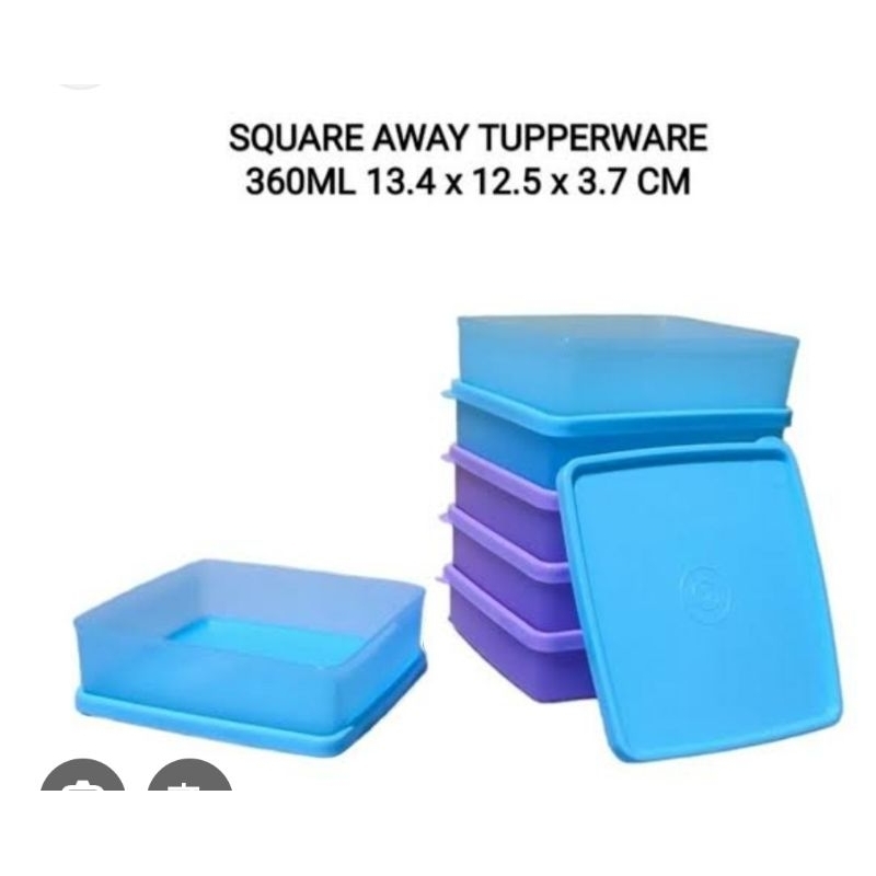 Square away 360 ml tuperware