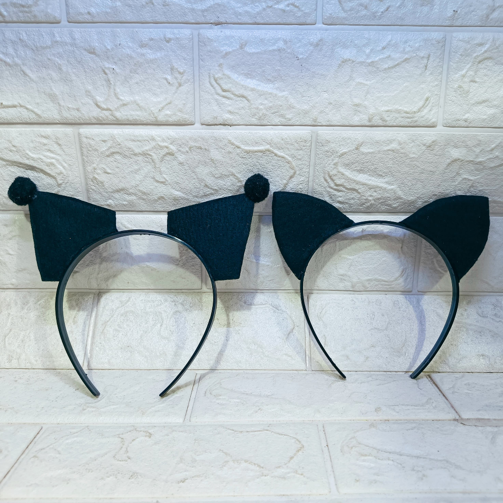 Bando Fancy dan lucu karakter kucing hitam kuromi