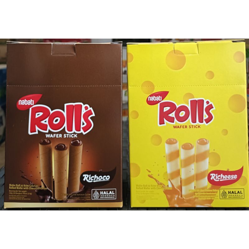 

Nabati Roll's Wafer Stick Richoco Halal