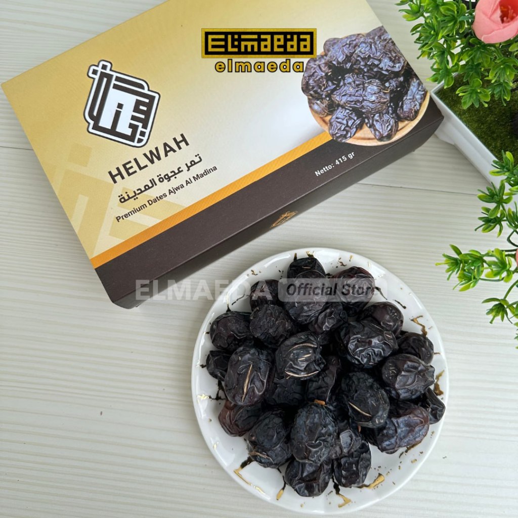 

Kurma Ajwa Original Premium Helwah Kurma Nabi Asli Panen Terbaru