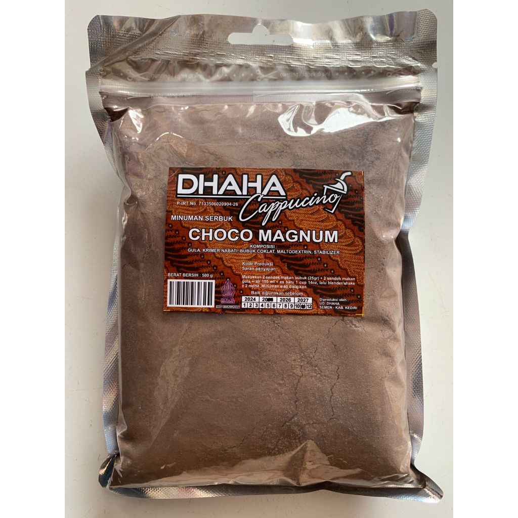 

Bubuk minuman rasa Choco magnum Dhaha 500gr