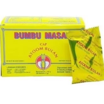 

Bumbu Atoom Bulan 1 saschet