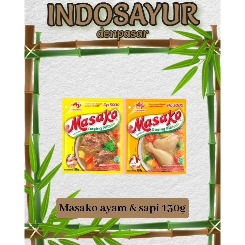 

Masako ayam /Masako sapi 130g _INDOSAYUR