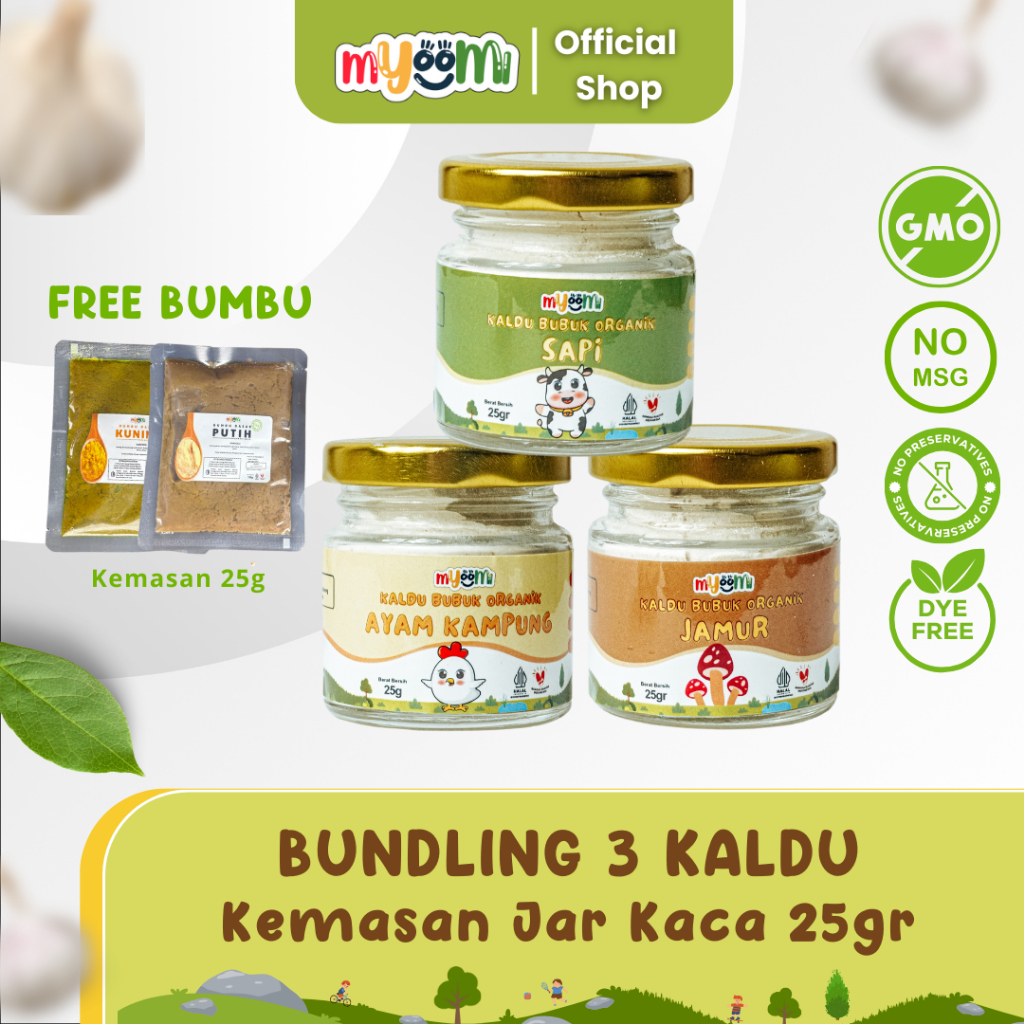 

Myoomi Bundling Paket Mpasi Kaldu Lengkap | Non Pengawet | Halal