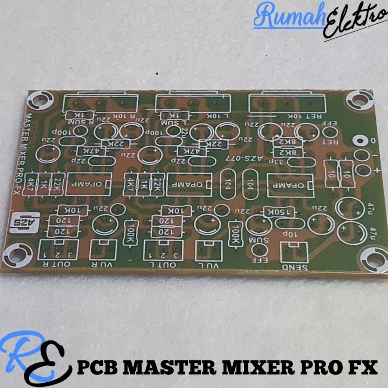 PCB DRIVER MASTER MIXER PRO FX