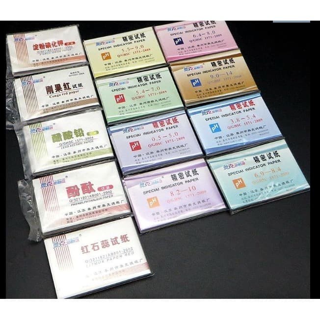 pH indicator paper / kertas ph / universal indicator paper ph air cek ph / lakmus 0.5-5 / 5.4-7 / 6.