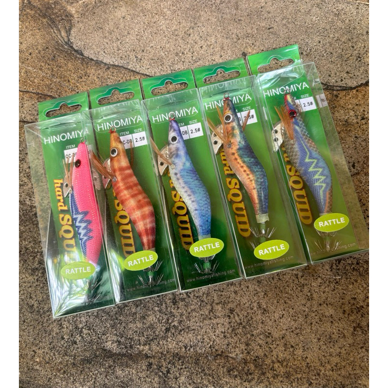 Egi hinomiya size 2.5 rattle / umpan cumi