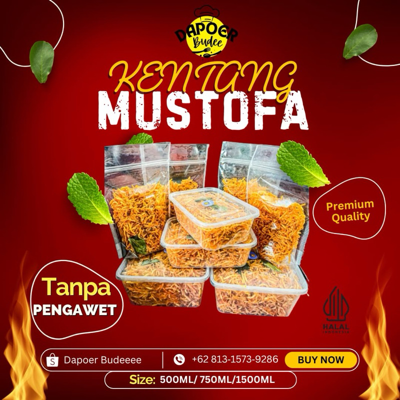 

Kentang Mustofa Dapoer Budee premium Toples 500ML