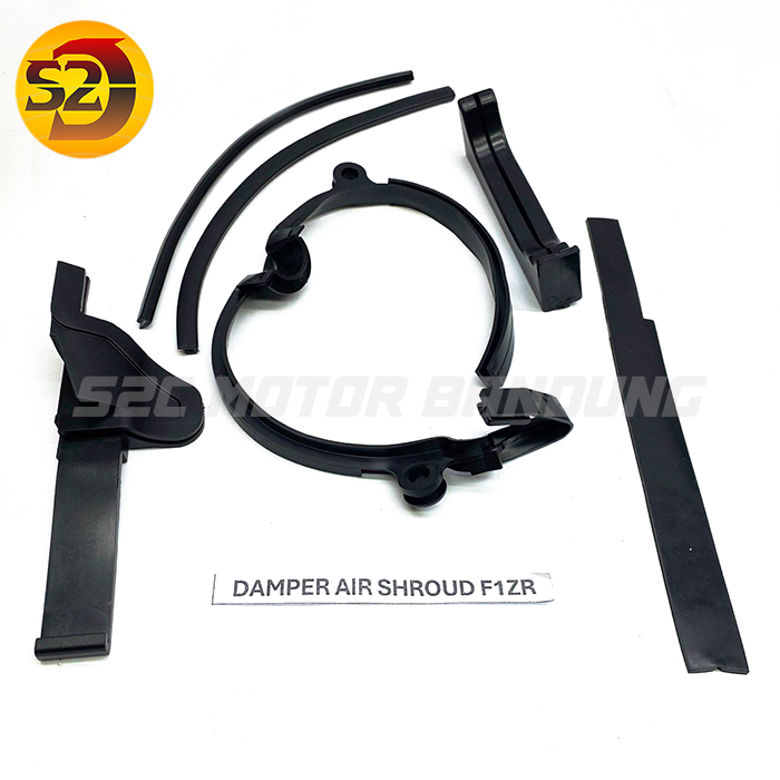 S2C - KARET KIPAS SET F1ZR DAMPER KARET TUTUP COVER KIPAS MAGNET FULL SET AIR SHROUD F1 FIZR F1ZR FO